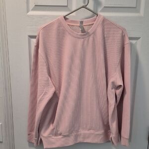 90 Degree By Reflex Blush Crew Neck Sweater